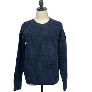 Gypsy Cloud Crew Neck Sweater Dark Blue Size Small